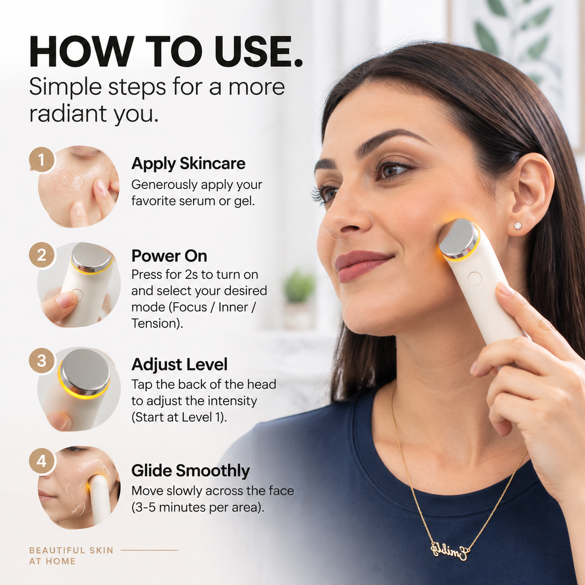 AURVOA® GlowLift™ 3-in-1 Facial Beauty Device