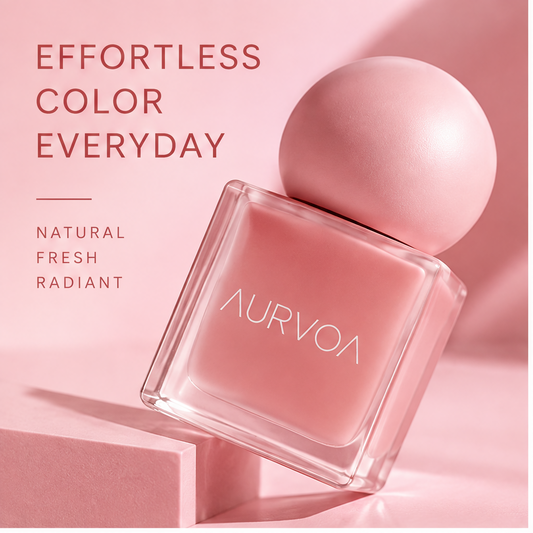 AURVOA Geometric Lip Tint - effortless color everyday natural fresh radiant