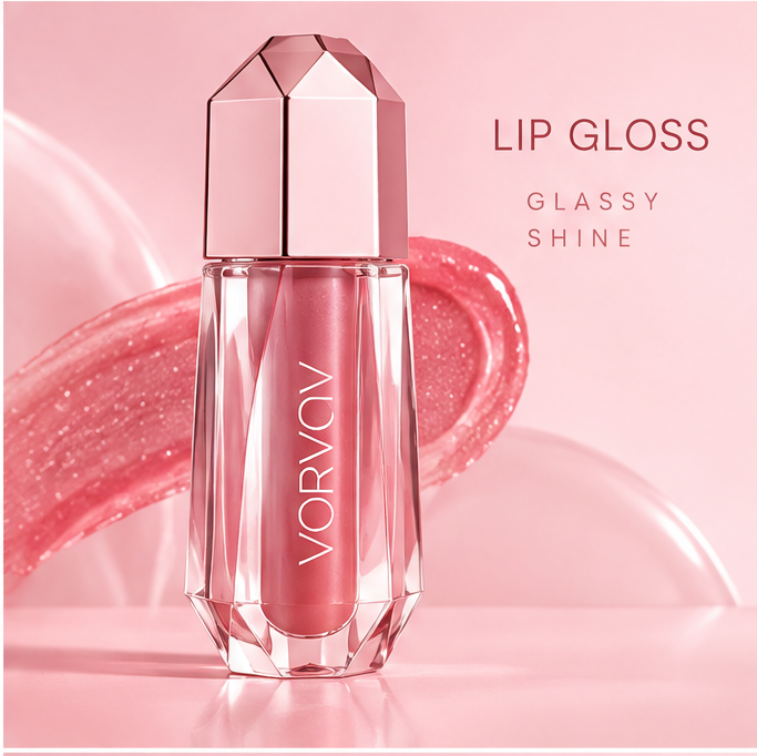 AURVOA Crystal Lip Gloss - your gloss your glow confidence in every shine